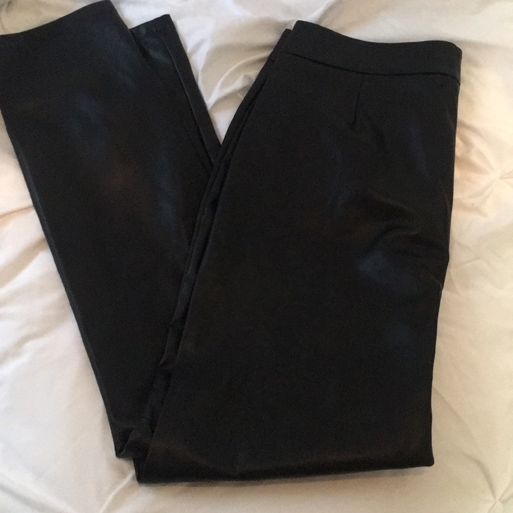 NWT Faux Leather leggings 14 tall - Picture 2 of 3